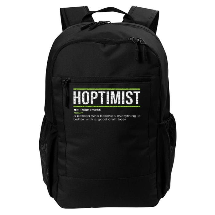 Hoptimist Definition Craft Beer Daily Commute Backpack