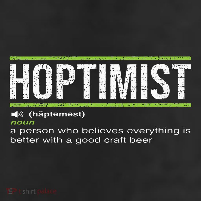 Hoptimist Definition Craft Beer 11oz C Handle Ceramic Mug