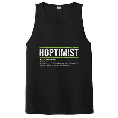 Hoptimist Definition Craft Beer PosiCharge Competitor Tank