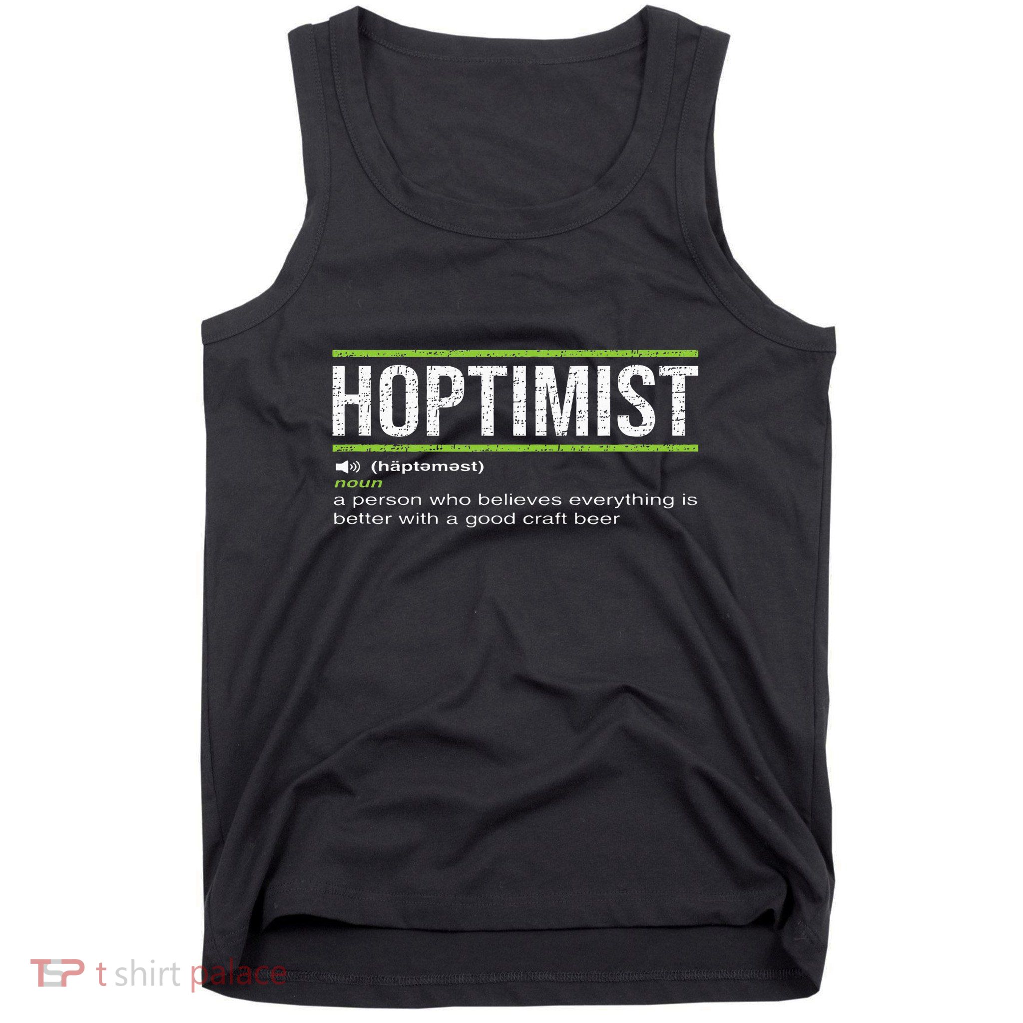 Hoptimist Definition Craft Beer Tank Top