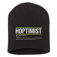 Hoptimist Definition Craft Beer Short Acrylic Beanie