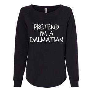 Halloween Dalmatian Costume Womens California Wash Sweatshirt