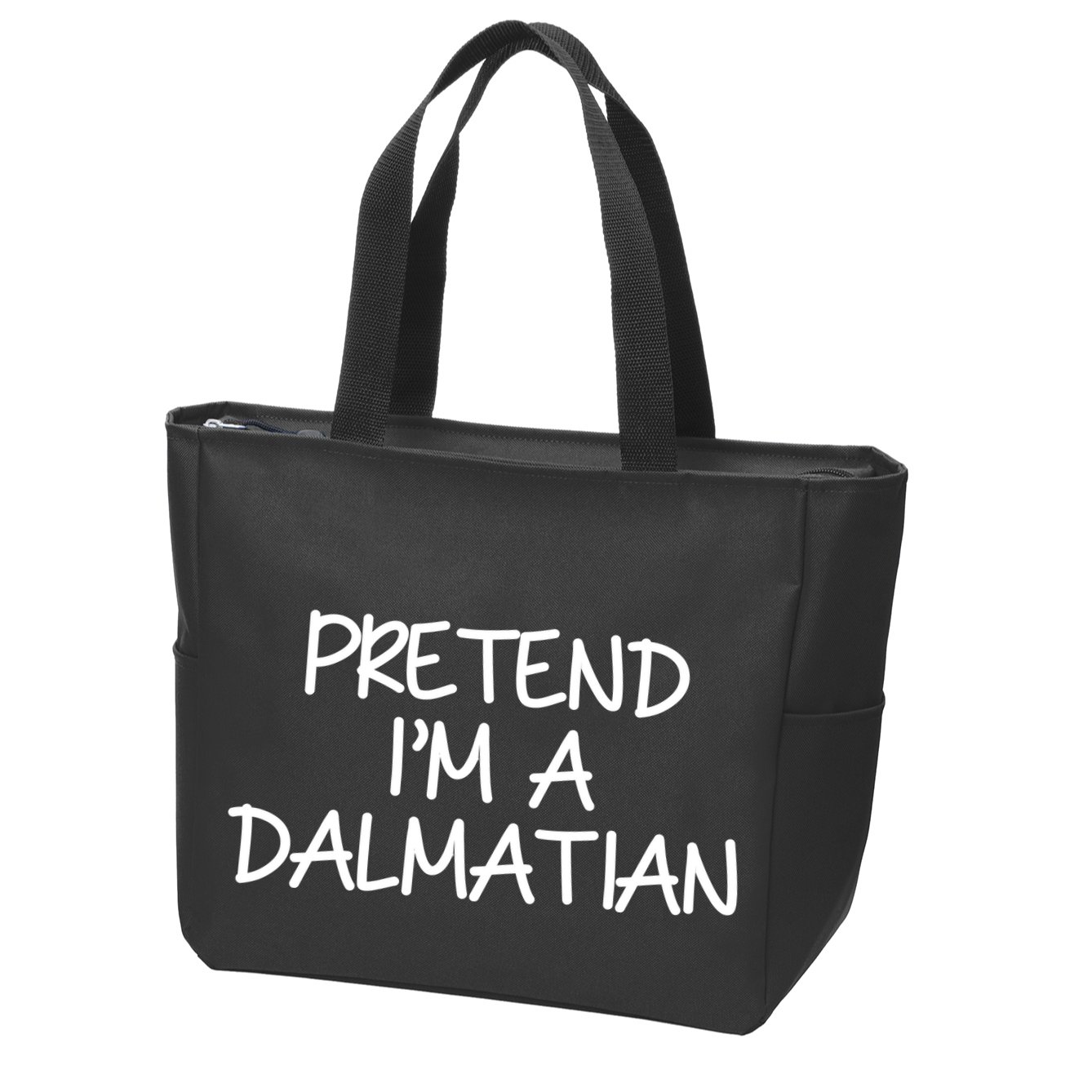 Halloween Dalmatian Costume Zip Tote Bag