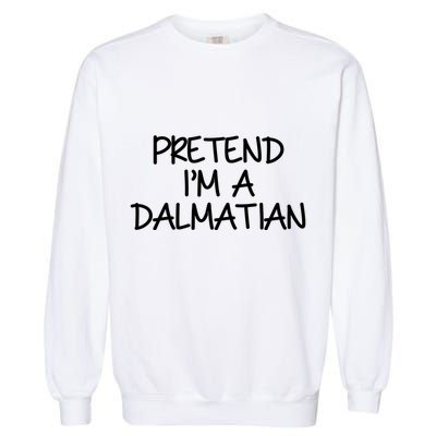 Halloween Dalmatian Costume Garment-Dyed Sweatshirt
