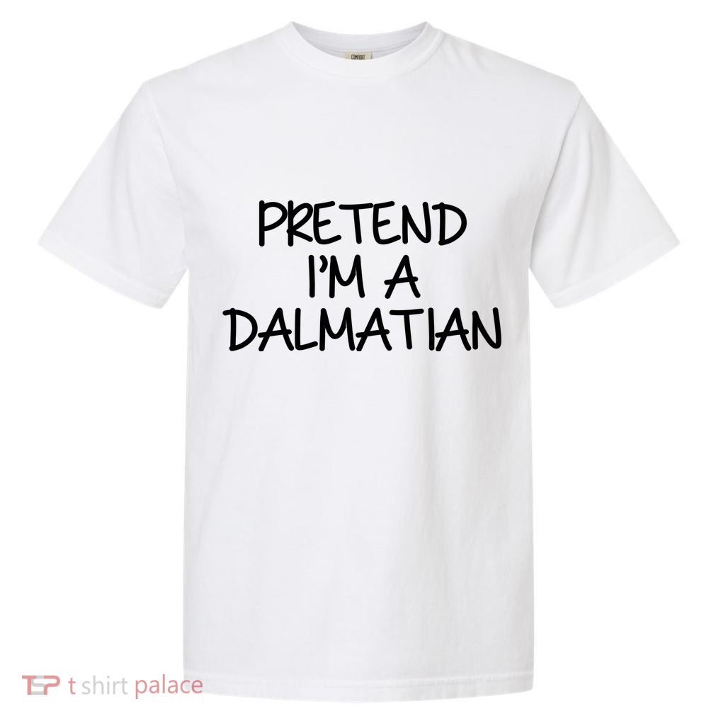 Halloween Dalmatian Costume Garment-Dyed Heavyweight T-Shirt