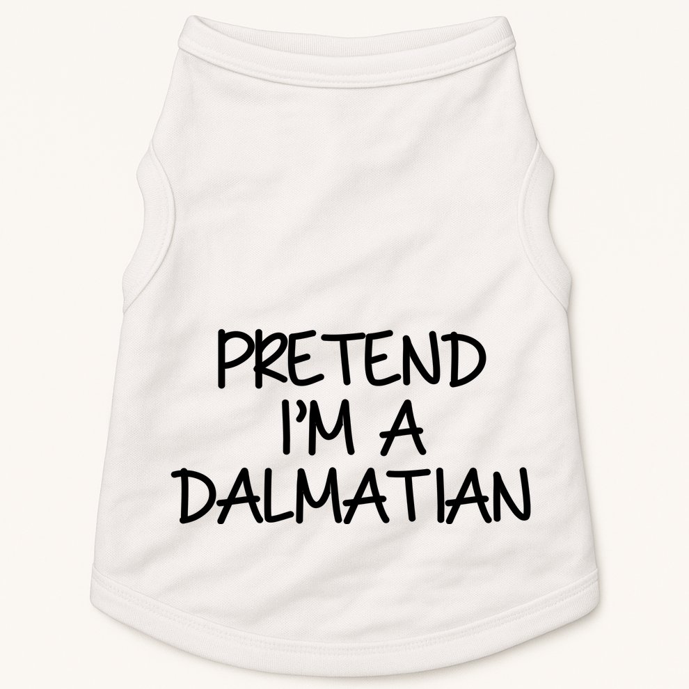 Halloween Dalmatian Costume Doggie Tank