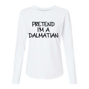 Halloween Dalmatian Costume Womens Cotton Relaxed Long Sleeve T-Shirt