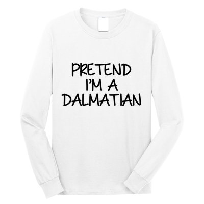 Halloween Dalmatian Costume Long Sleeve Shirt