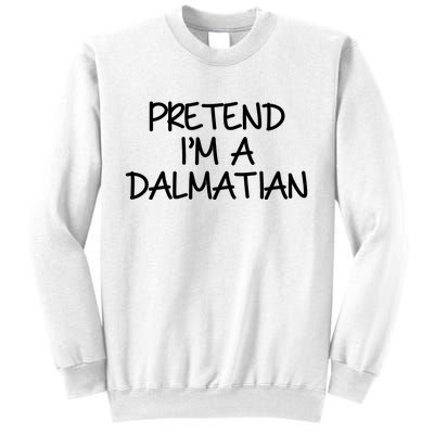 Halloween Dalmatian Costume Sweatshirt