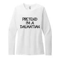 Halloween Dalmatian Costume Womens CVC Long Sleeve Shirt