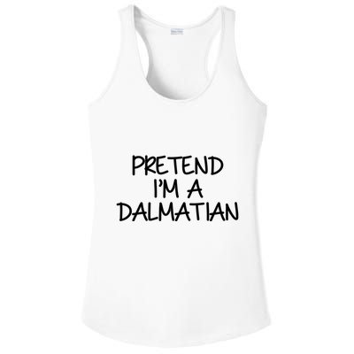 Halloween Dalmatian Costume Ladies PosiCharge Competitor Racerback Tank
