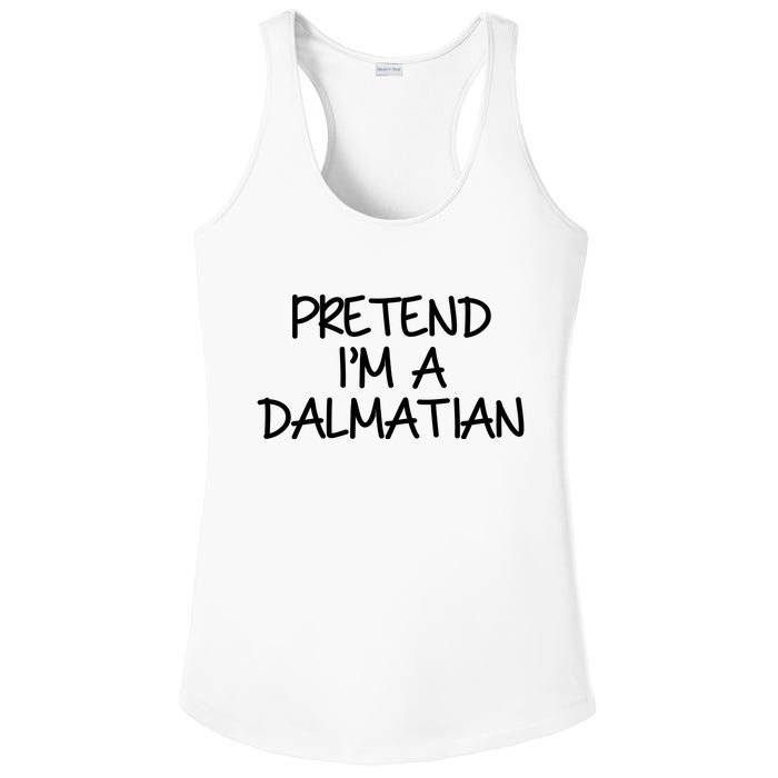 Halloween Dalmatian Costume Ladies PosiCharge Competitor Racerback Tank