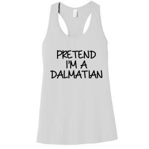 Halloween Dalmatian Costume Women's Racerback Tank