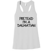 Halloween Dalmatian Costume Women's Racerback Tank