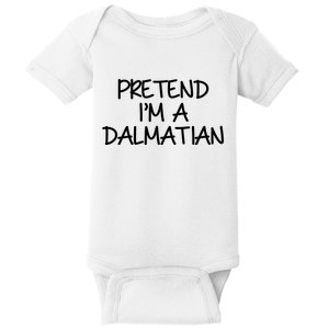 Halloween Dalmatian Costume Baby Bodysuit