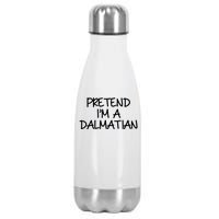 Halloween Dalmatian Costume Stainless Steel Insulated Water Bottle