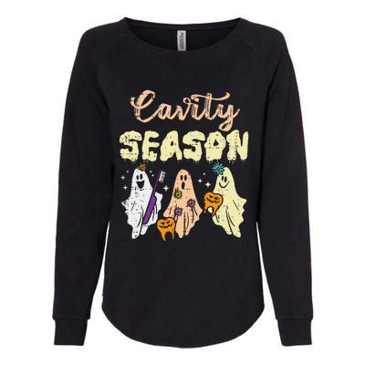 Halloween Dentist Cavity Season Dental Costume Gift Womens California Wash Sweatshirt