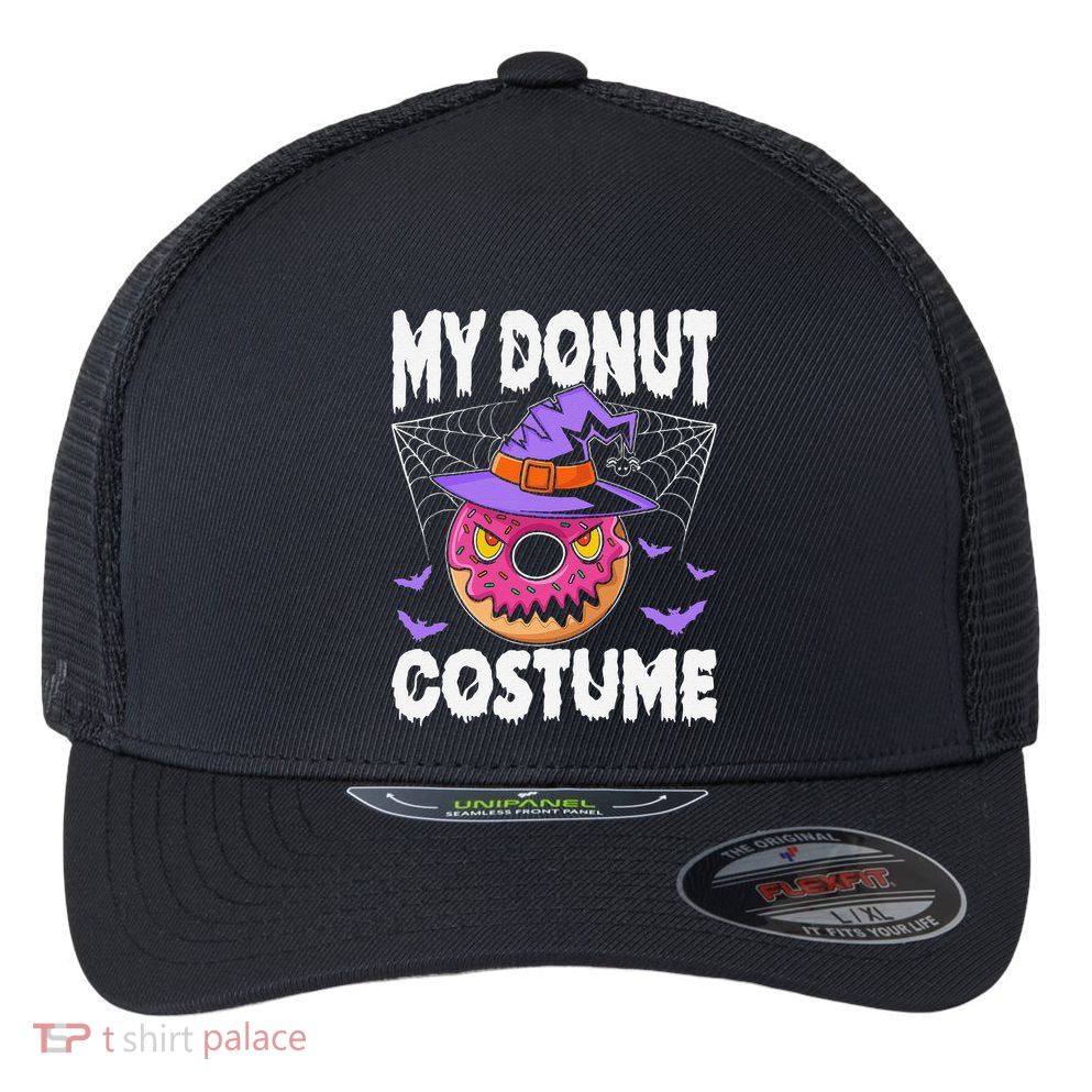 Halloween Donut Costume Donut Witch My Donut Costume Flexfit Unipanel Trucker Cap
