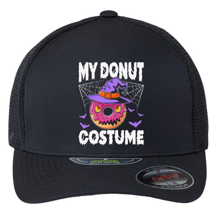 Halloween Donut Costume Donut Witch My Donut Costume Flexfit Unipanel Trucker Cap