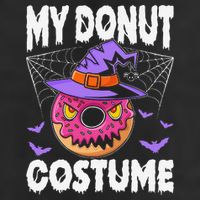 Halloween Donut Costume Donut Witch My Donut Costume Microfiber Hand Towel