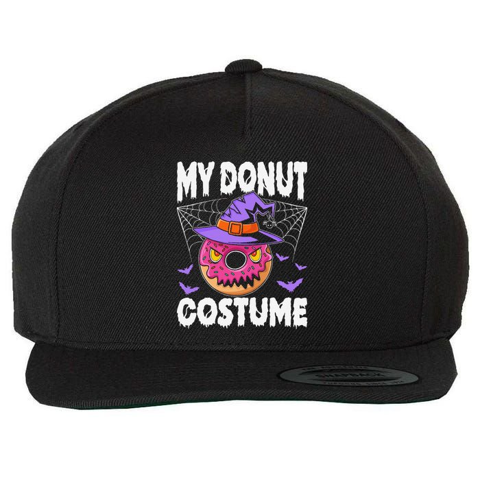 Halloween Donut Costume Donut Witch My Donut Costume Wool Snapback Cap
