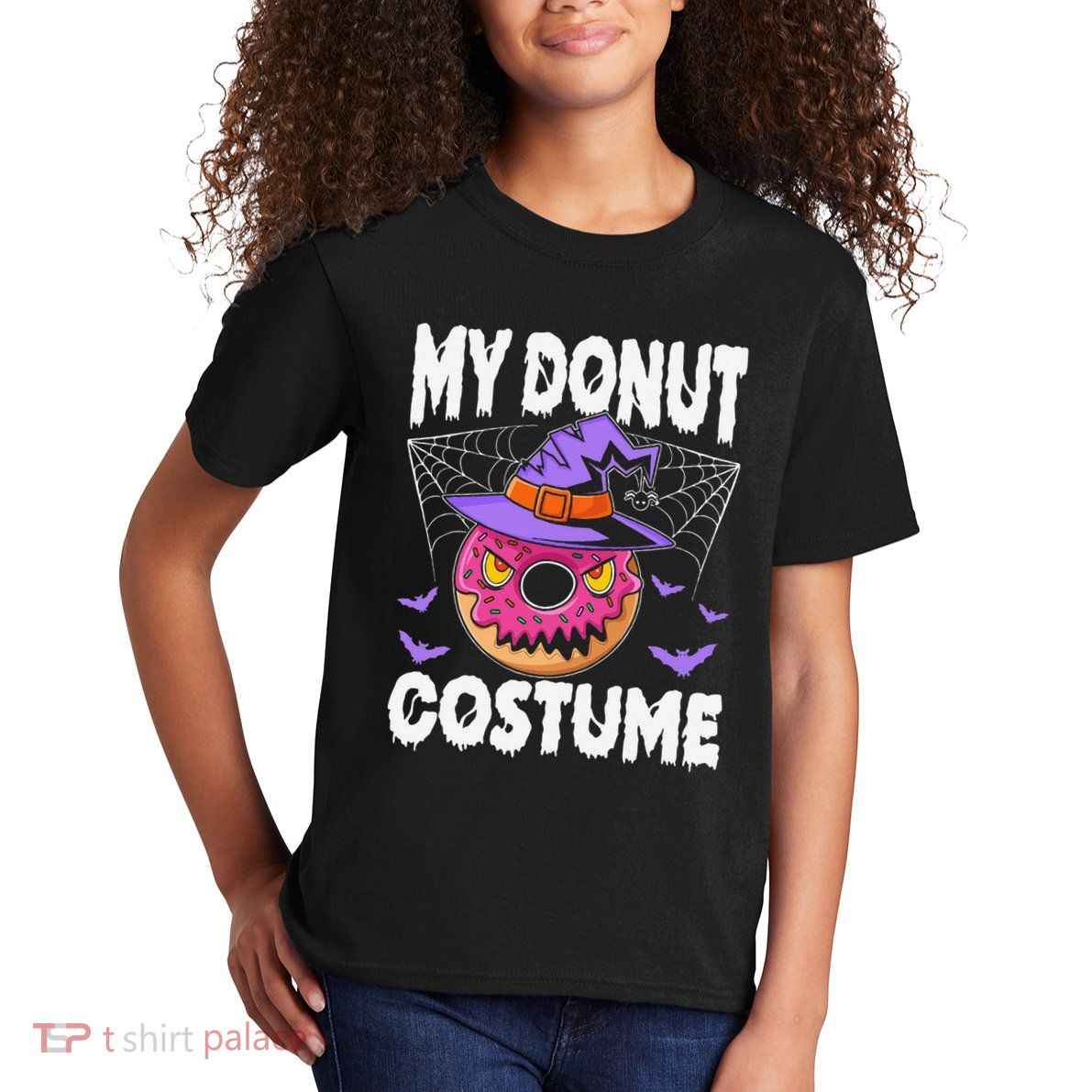 Halloween Donut Costume Donut Witch My Donut Costume Kids T-Shirt