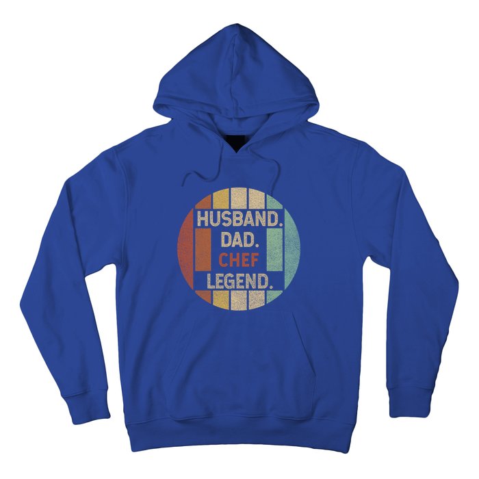 Husband Dad Chef Legend Vintage Fathers Day Gift Hoodie