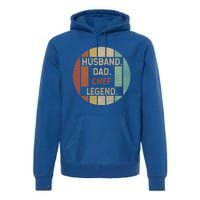 Husband Dad Chef Legend Vintage Fathers Day Gift Premium Hoodie