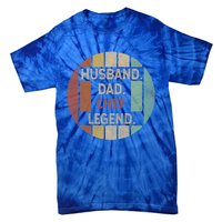 Husband Dad Chef Legend Vintage Fathers Day Gift Tie-Dye T-Shirt