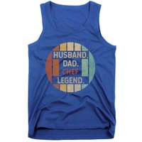 Husband Dad Chef Legend Vintage Fathers Day Gift Tank Top