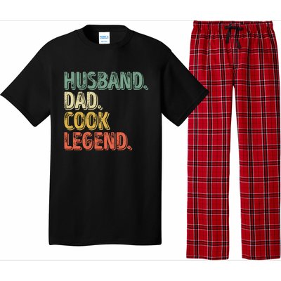 Husband Dad Cook Legend Cool Gift Funny Fathers Day Gift Pajama Set