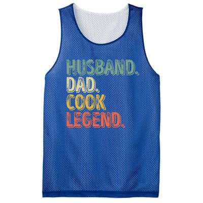 Husband Dad Cook Legend Cool Gift Funny Fathers Day Gift Mesh Reversible Basketball Jersey Tank