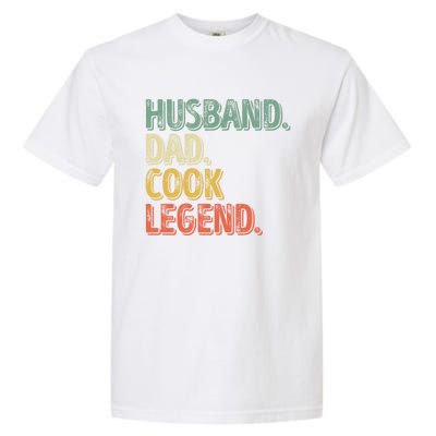 Husband Dad Cook Legend Cool Gift Funny Fathers Day Gift Garment-Dyed Heavyweight T-Shirt