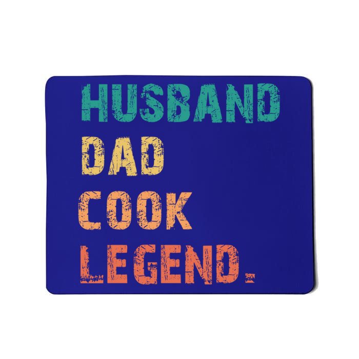 Husband Dad Cook Legend Vintage Retro Best Papa Cool Gift Mousepad