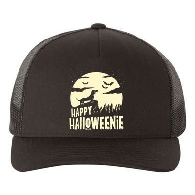 Halloween Dachshund Costume Dog Weiner Dog Moon Halloweenie Yupoong Adult 5-Panel Trucker Hat