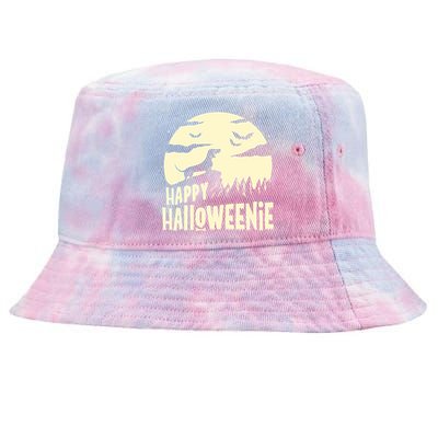 Halloween Dachshund Costume Dog Weiner Dog Moon Halloweenie Tie-Dyed Bucket Hat