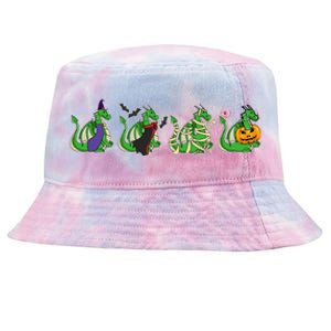 Halloween Dragon Costume Witch Vampire Mummy Pumpkin Jack Gift Tie-Dyed Bucket Hat