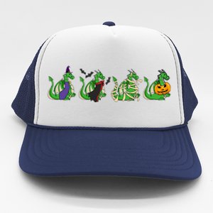 Halloween Dragon Costume Witch Vampire Mummy Pumpkin Jack Gift Trucker Hat