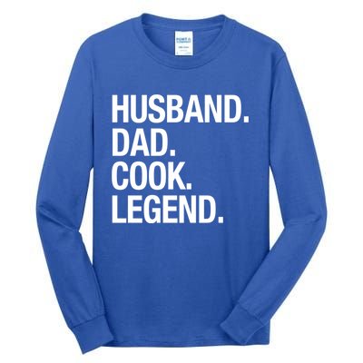 Husband Dad Cook Legend Cute Gift Tall Long Sleeve T-Shirt