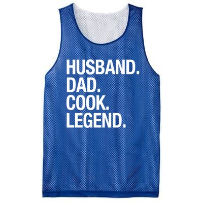 Husband Dad Cook Legend Cute Gift Mesh Reversible Basketball Jersey Tank