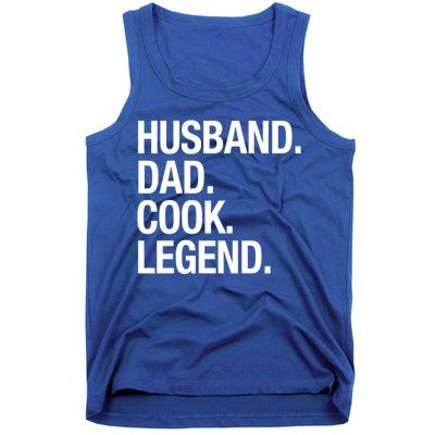 Husband Dad Cook Legend Cute Gift Tank Top