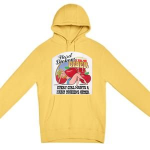 Hard Dickens Cider Shirt Funny Hard Dickens Cider Premium Pullover Hoodie