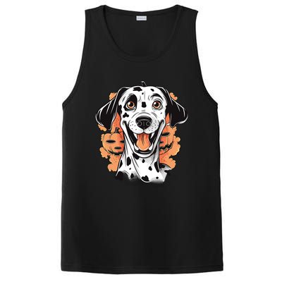 Halloween Dog Costume Design Scary Dalmatian Meaningful Gift PosiCharge Competitor Tank