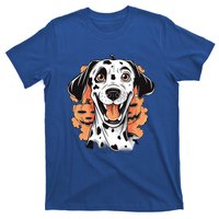 Halloween Dog Costume Design Scary Dalmatian Meaningful Gift T-Shirt