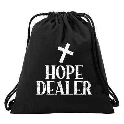 Hope Dealer Cross God Jesus Faith Religious Christian Gift Drawstring Bag