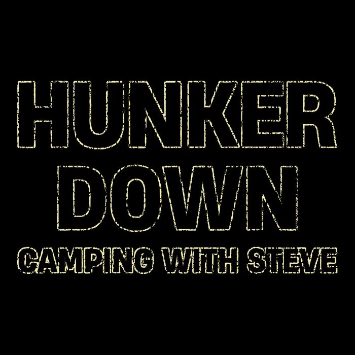 Hunker Down Camping With Steve Simple Graphic 16 in Basic Backpack
