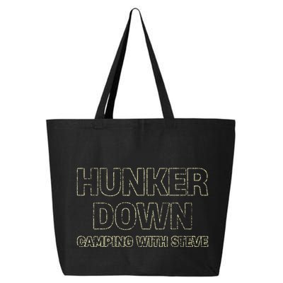 Hunker Down Camping With Steve Simple Graphic 25L Jumbo Tote