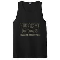 Hunker Down Camping With Steve Simple Graphic PosiCharge Competitor Tank