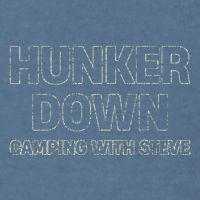 Hunker Down Camping With Steve Simple Graphic Garment-Dyed Sweatshirt