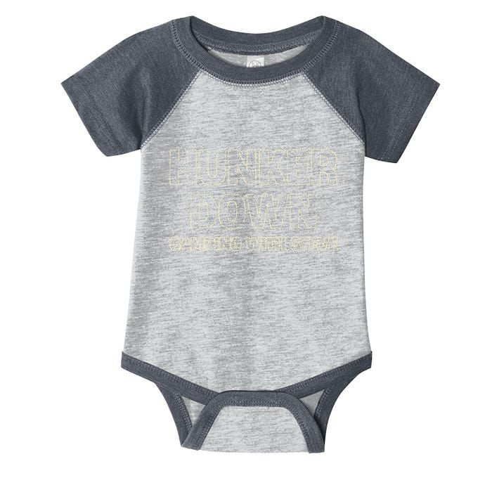 Hunker Down Camping With Steve Simple Graphic Infant Baby Jersey Bodysuit